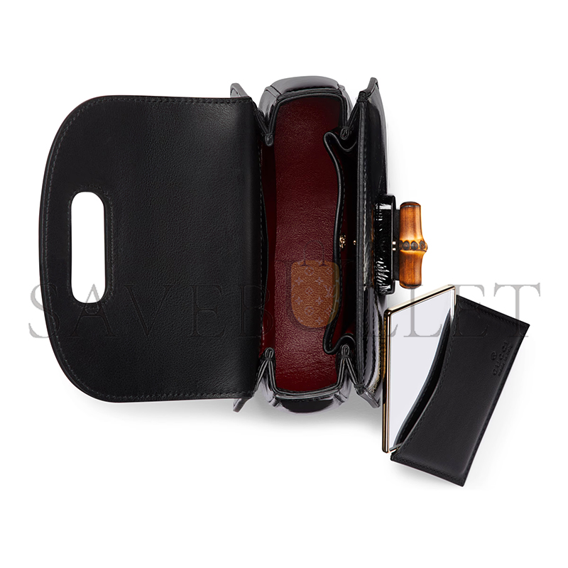 GUCCI BAMBOO 1947 MINI PYTHON BAG ‎786482 (17*12*7.5cm)